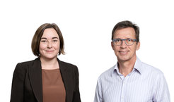 Prof. Ruth Ley, PhD, und Prof. Dr. Detlef Weigel